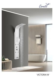 Панель душевая Cerutti SPA Victoria W CT9979 белый